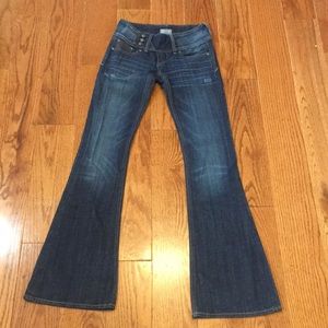 express rerock flare leg jean size 0